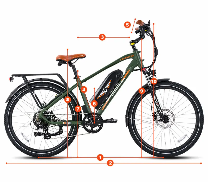 Measurements Of Long-lasting Commuter Electric Bicycle
