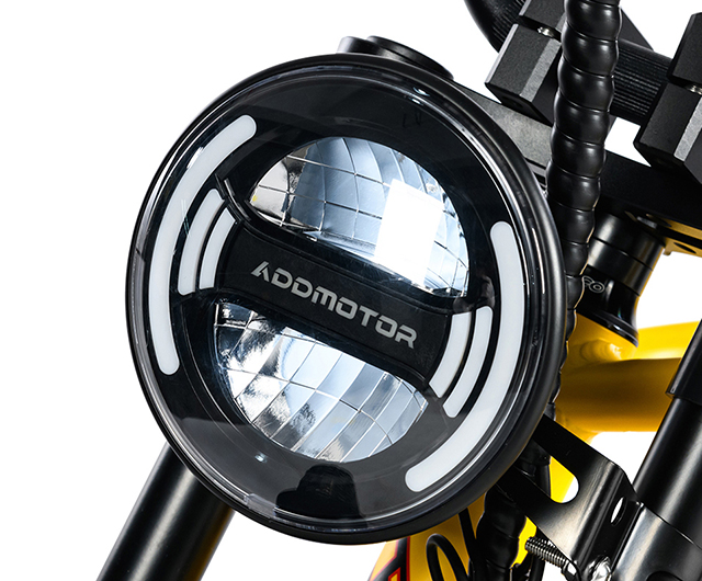cruiser ebike chopptan m70 headlight