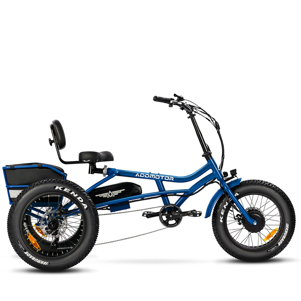 M-360 Adult Semi-Recumbent Electric Trike 2023 Blue