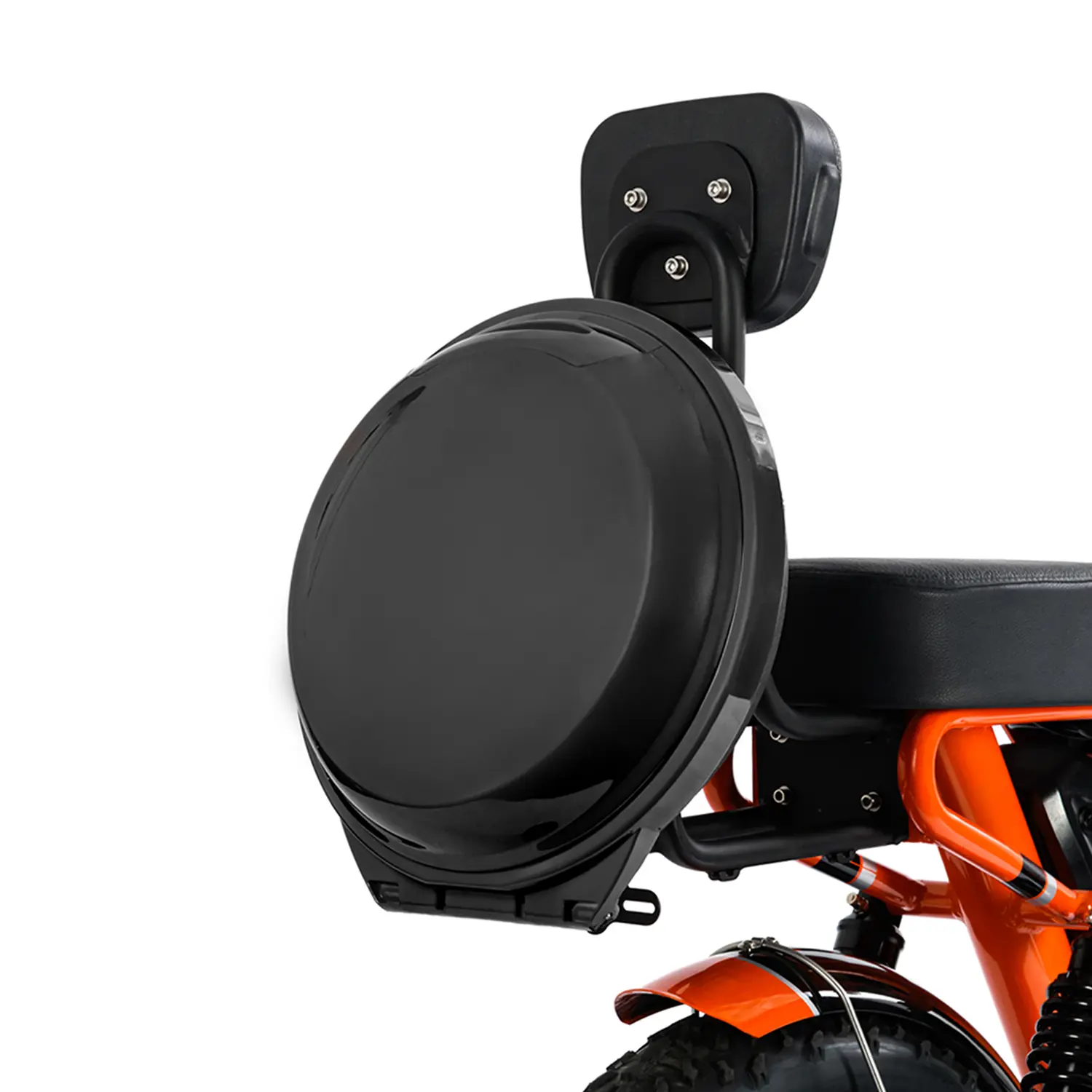 Quality Ebike Backrest Tail Box Trunk - Waterproof, Durable, Easy to Mount, Lockable for Valuables, Compatible with M-66 R7, M-66X, M-65X, M-365X, M-366X