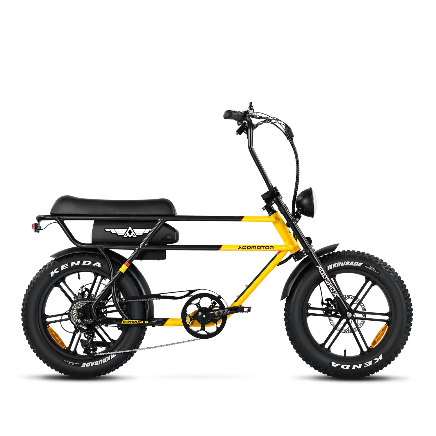 M-70 Retro Electric Bike 2023 Yellow