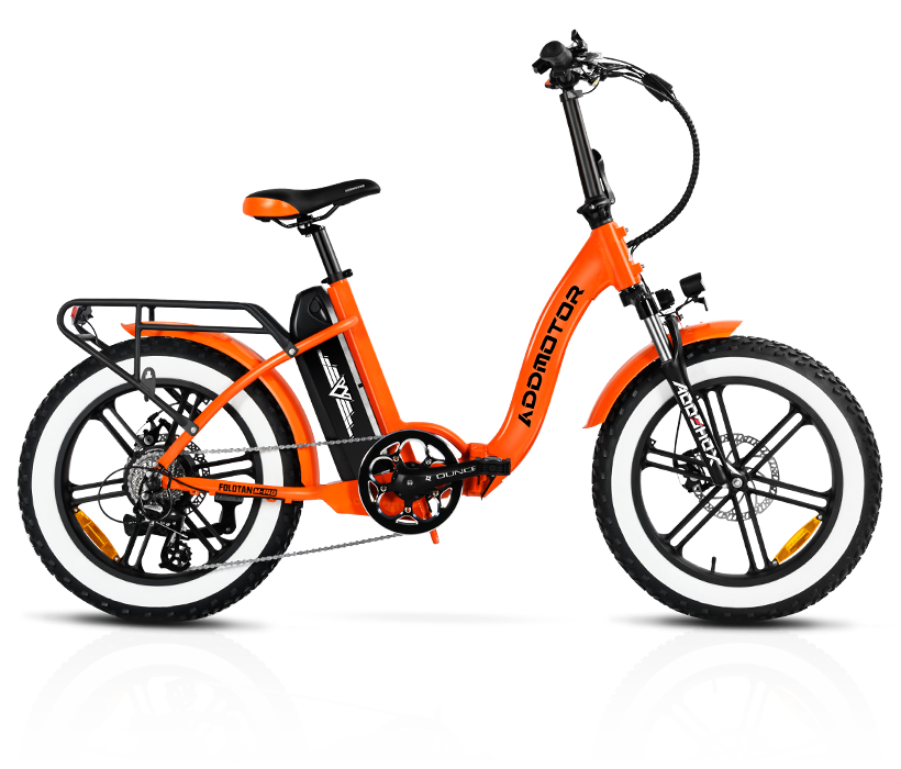 Orange FOLDTAN M-140 Addmotor Folding Ebike