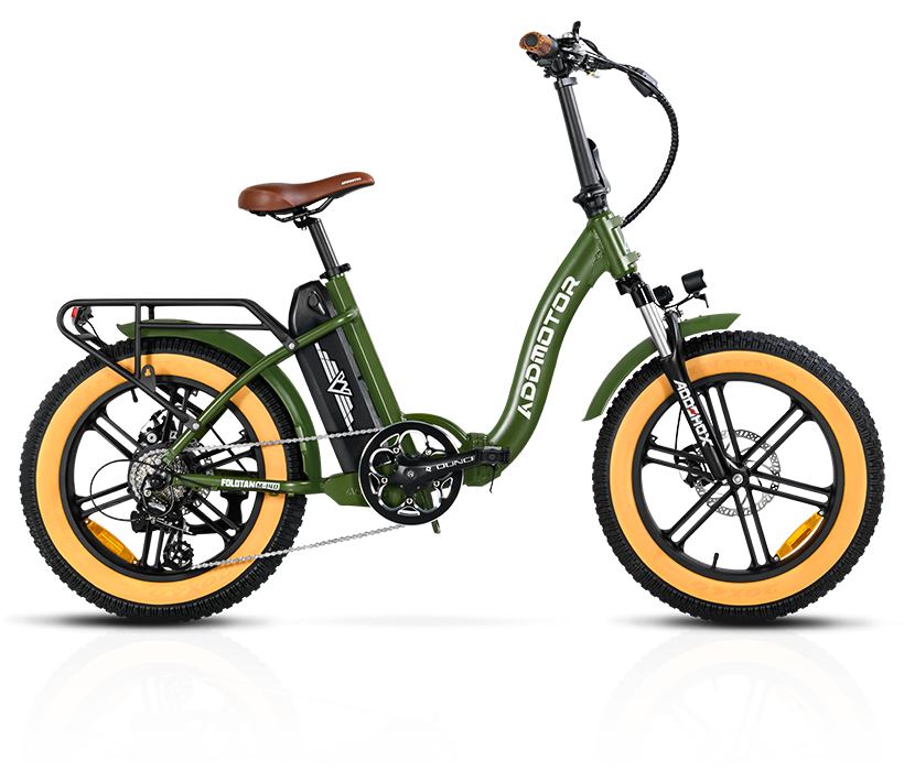Green FOLDTAN M-140 Fodable Electric Bike