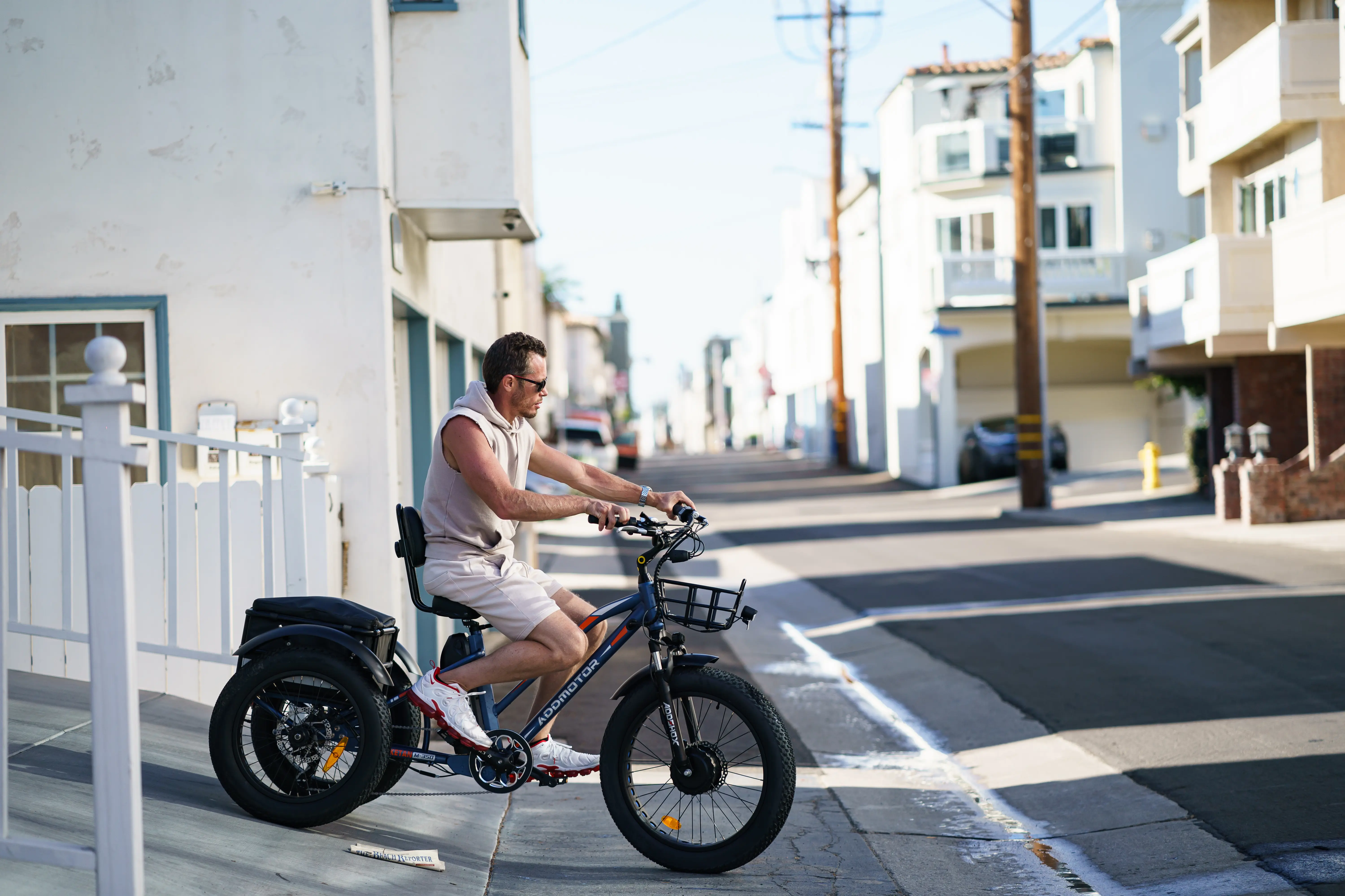 Triketan M-350 Electric Tricycle In Neptune Blue