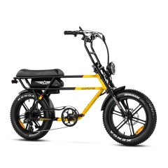 cruiser series chopptan m70 ebike in yellow