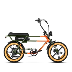 cruiser series chopptan m70 ebike army green color
