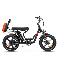 Ebike Backrest Tail Box Trunk - High-Quality, Durable, Waterproof, Scratch Resistant, Lockable, Easy Installation, for M-66 R7, M-66X, M-65X, M-365X, M-366X