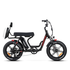 Ebike Tail Box Trunk - High-Quality PP Plastic, Durable, Waterproof, Scratch Resistant, Lockable, Easy Installation, for M-66 R7, M-66X, M-65X, M-365X, M-366X
