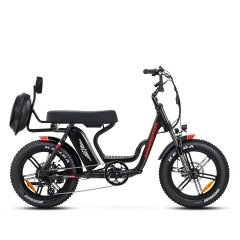Quality Ebike Backrest Tail Box Trunk - Durable, Waterproof, Easy to Install, Lockable, Suitable for M-66 R7, M-66X, M-65X, M-365X, M-366X