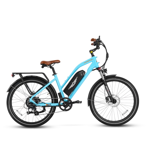 E-43 CITYPRO ELECTRIC BIKE Sky Blue