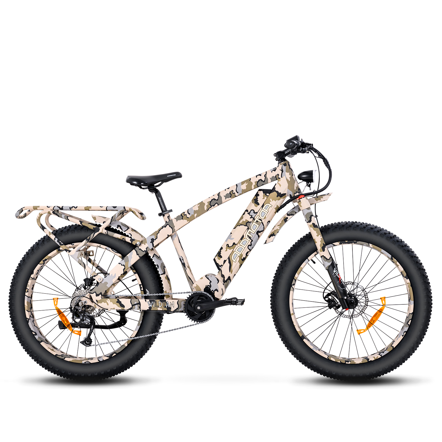 Addmotor Wildtan 1700W Mid-drive 17.5Ah 4.5inches hunting fat tire electric bike-image-M-5600-SC