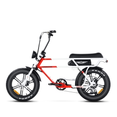 cruiser series chopptan m70 ebike in pearl white