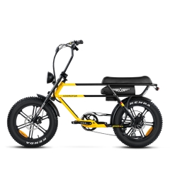 cruiser series chopptan m70 ebike yellow color