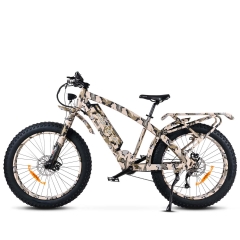 Wildtan M-5600 Mid-Drive Electric Bike 1000W in camo