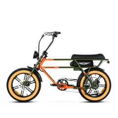 cruiser series chopptan m70 ebike in army green