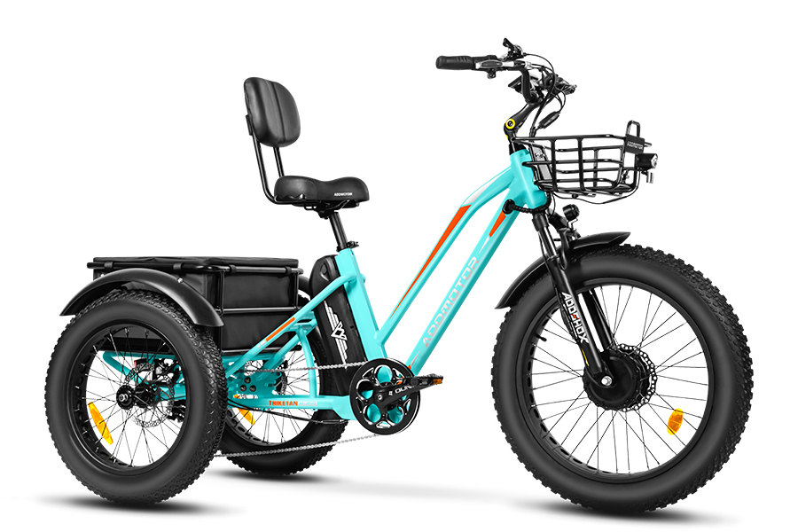 Triketan M-350 Electric Tricycle for Adults Sky Blue