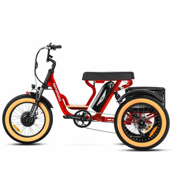 Soletri M-366X Electric Trike for Two Adults Red