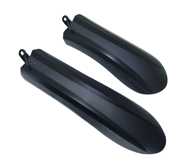 Addmotor durable plastic Fenders for E-bike  in black