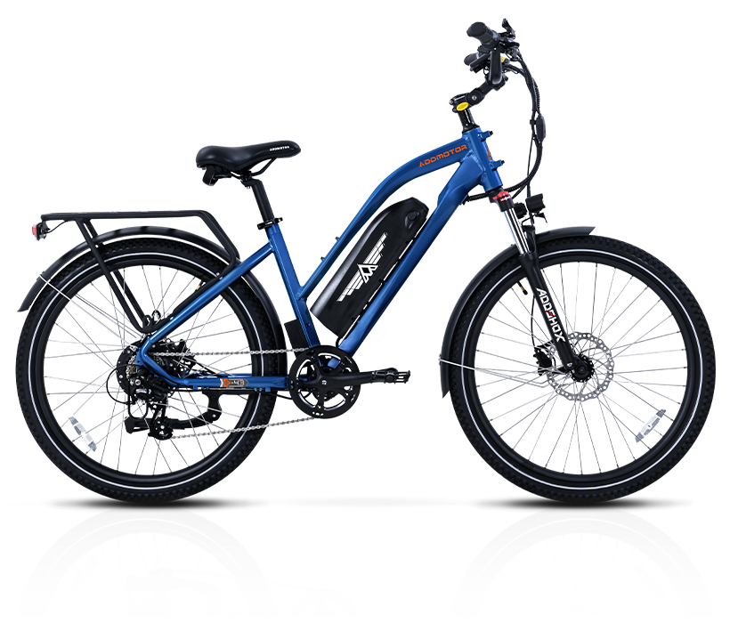 Addmotor Citypro E-43 Commuter Step-thru Ebike Neptune Blue