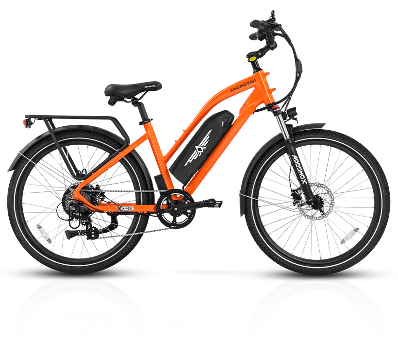 Addmotor Citypro E-43 Commuter Step-thru Electric Two Wheel Bicycle Orange