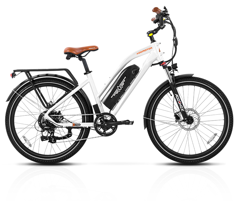 Addmotor Citypro E-43 Commuter Electric Two Wheel Bike White