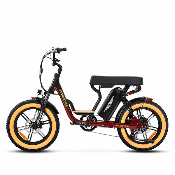 Soletan M-66X Moped Style Electric Bike Black