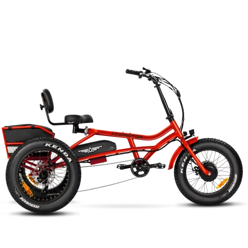 M-360 Adult Semi-Recumbent Electric Trike 2023 Red