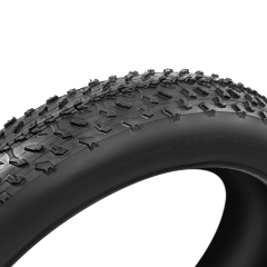 Black Rubber Fat Tires