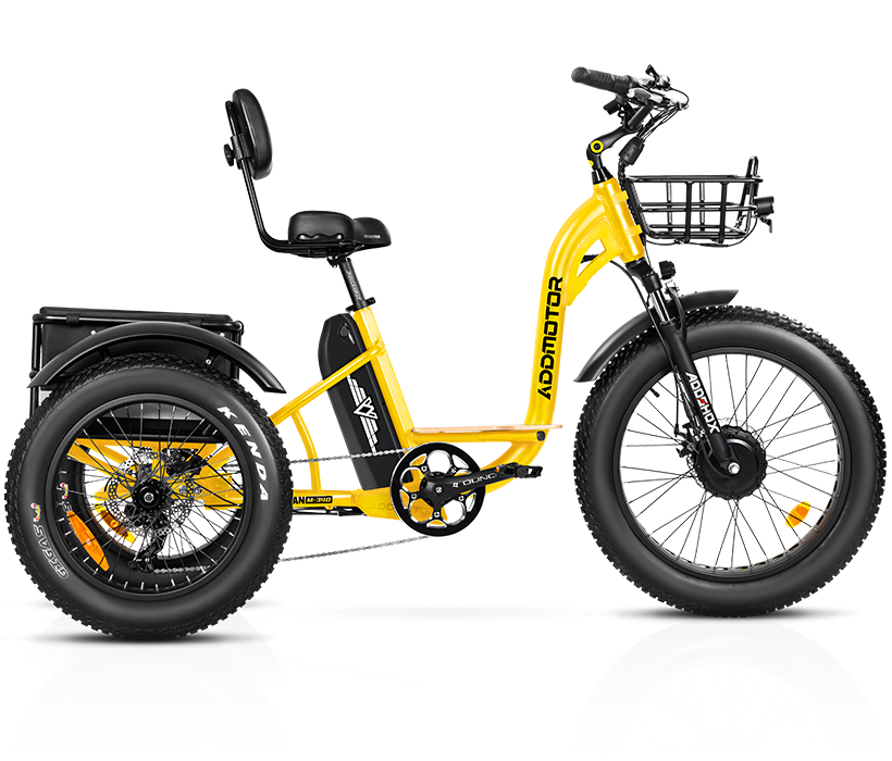 M-340 color display-yellow Grandtan Electric Trike