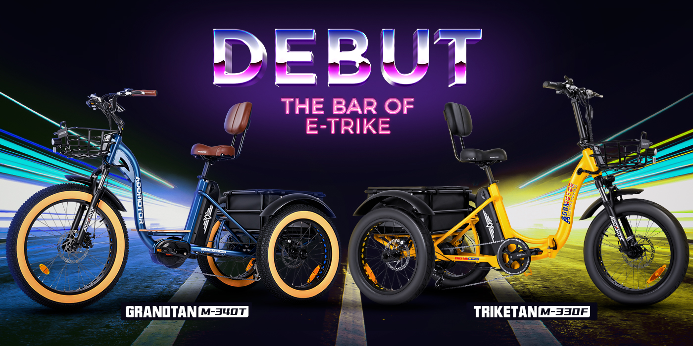  Triketan M-330F and GRANDTAN TURBO Electric Trikes