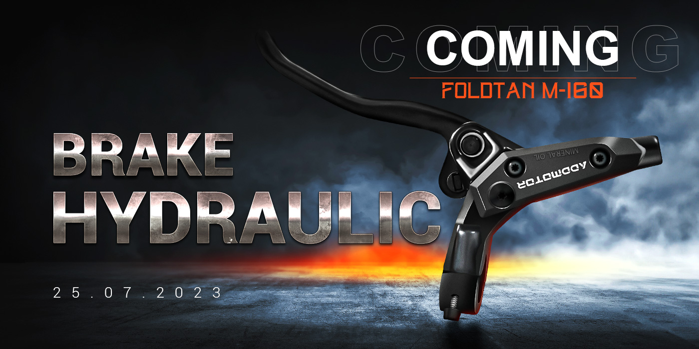 m-160 folding electric bike's hydraulic brake