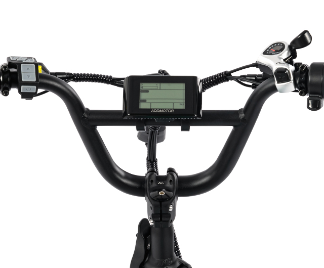 handlebar of M-160 folding electric bike