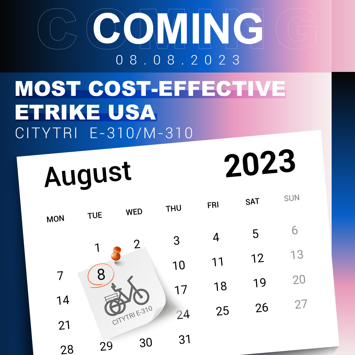 CITYTRI E-310 COMING