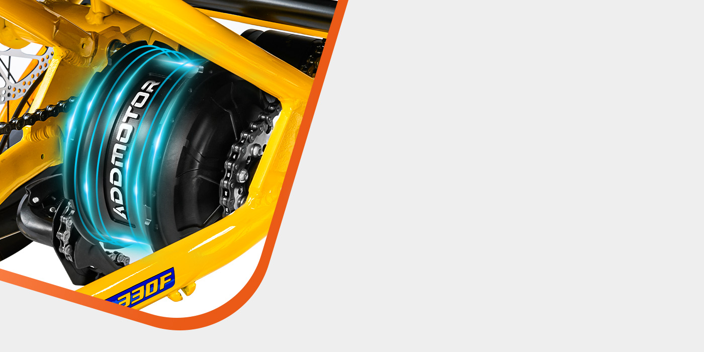 750W Rear Motor of TRIKETAN M-330F Folding Etrike