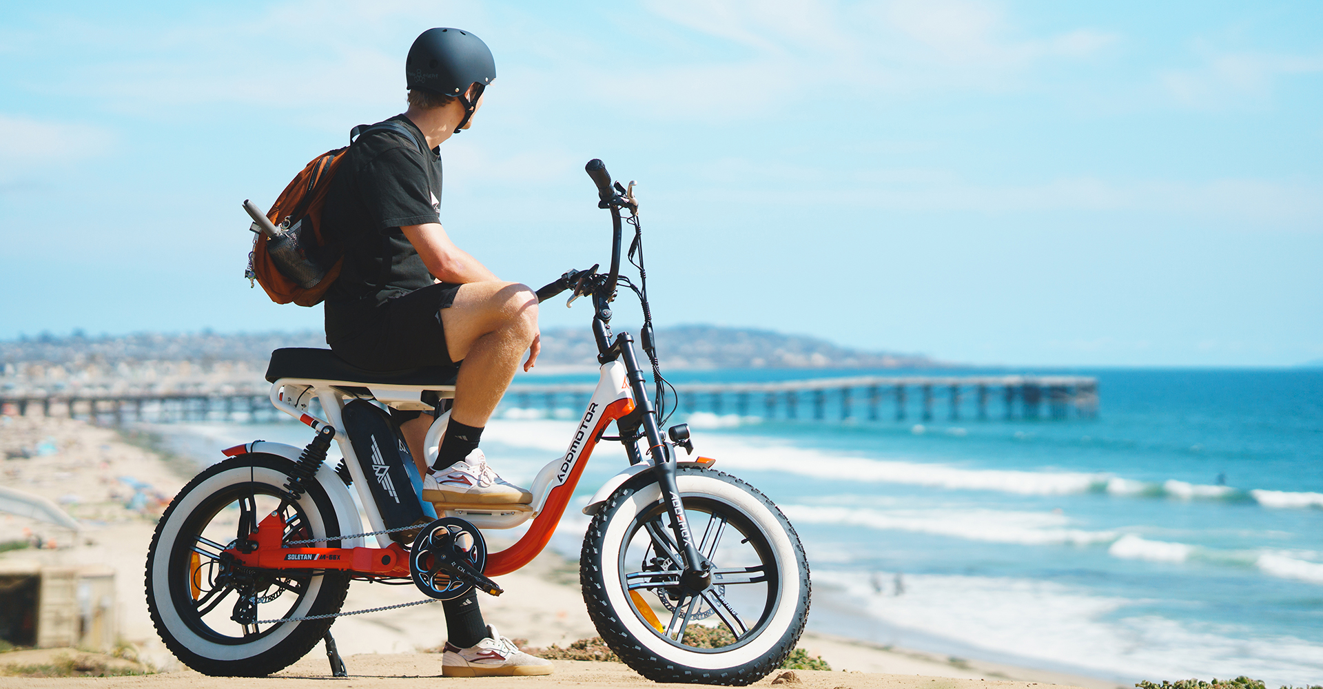 step through cruiser ebike m66x