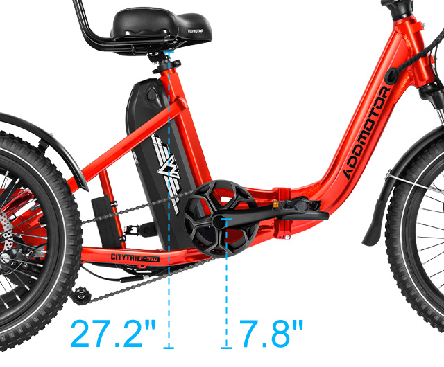 CITYTRI E-310 Standard lower seating position
