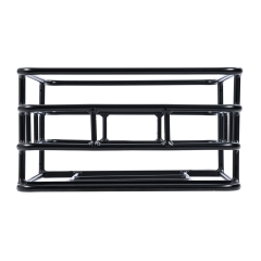 Front view of The Rear Cargo Basket, a versatile and spacious storage solution to carry essentials with ease and enjoy convenient transportation on bicycle.