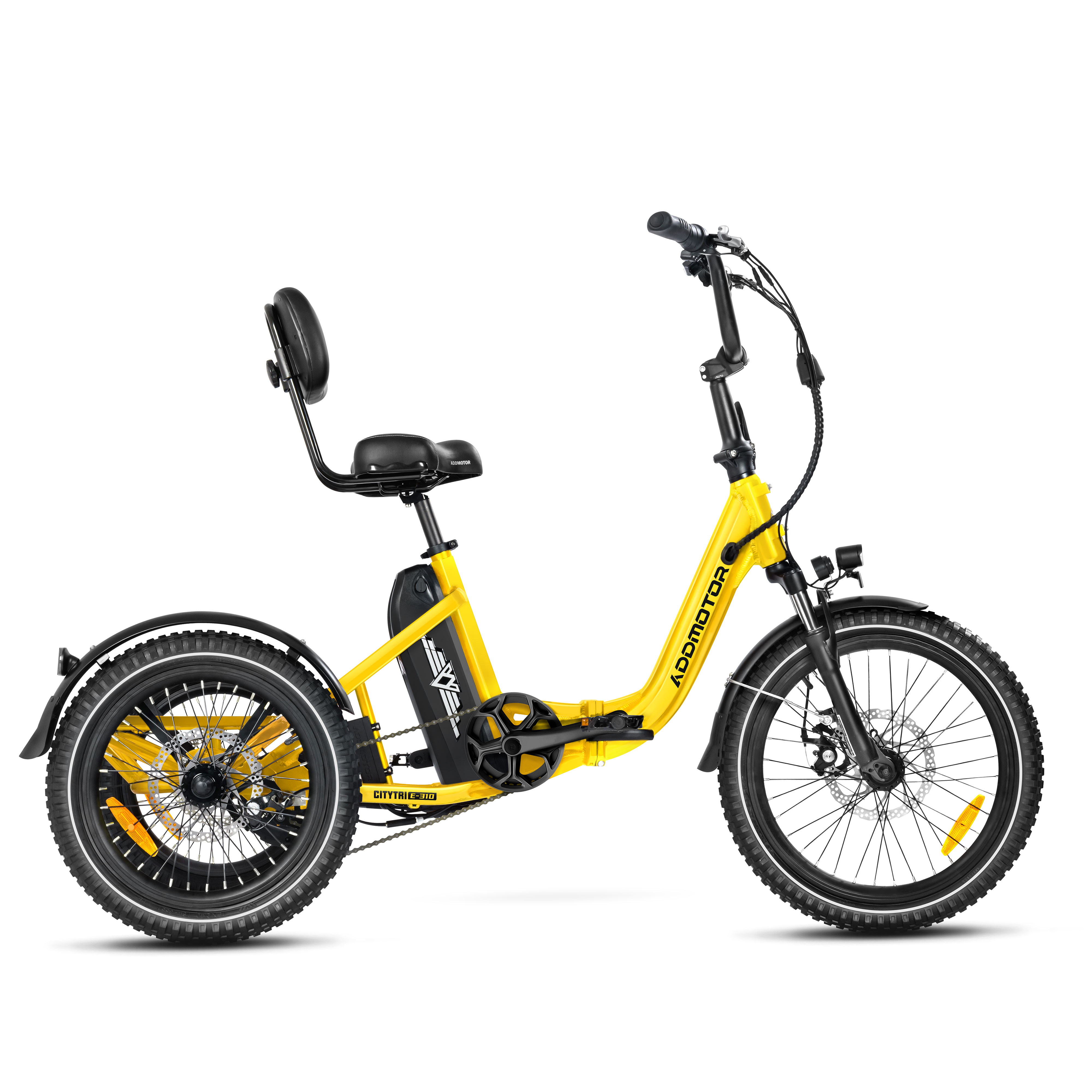 Addmotor Citytri E-310 750W Electric Trike for Adults Best Electric Tricycle Under $2000 Up To 93 Miles - Candy Red