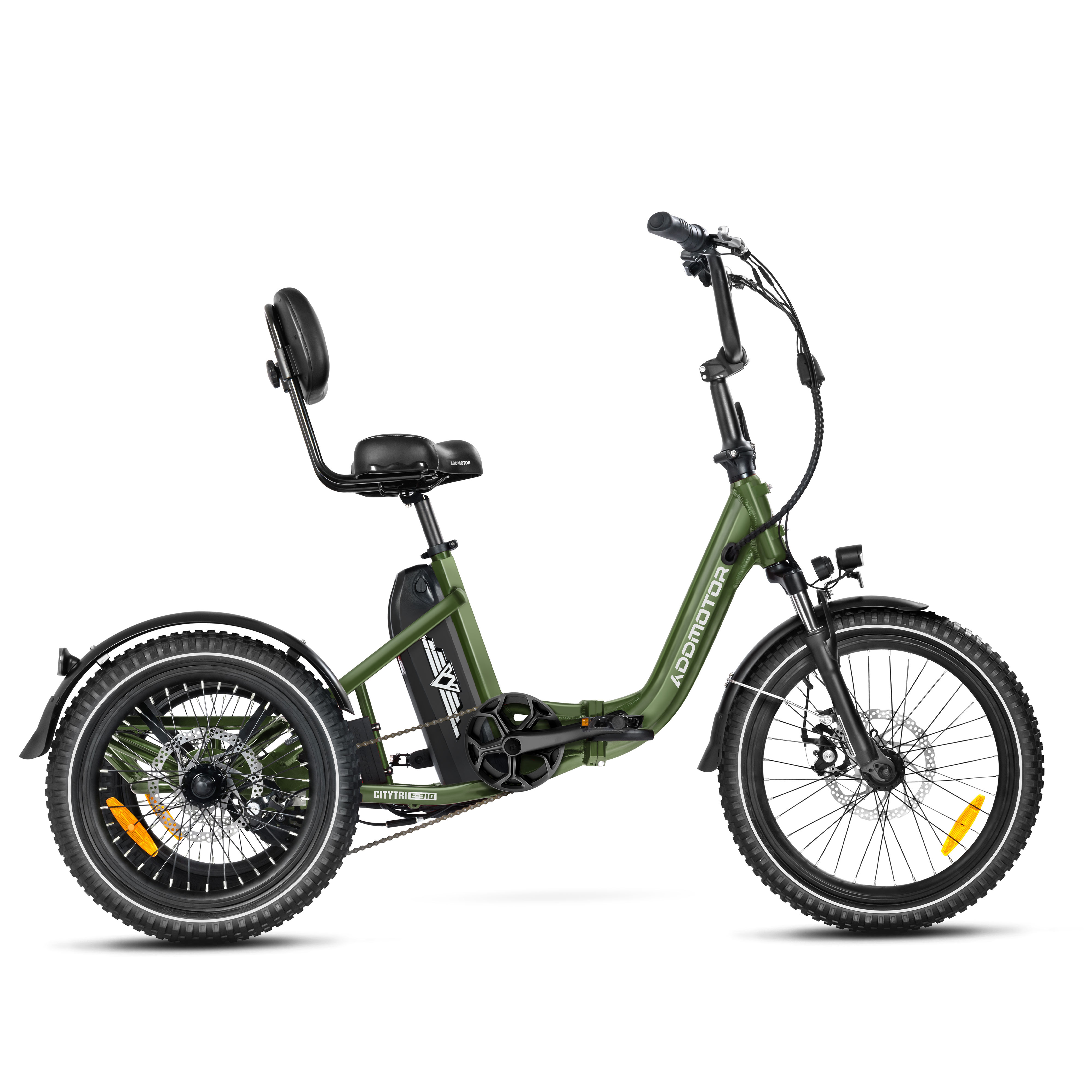 Addmotor Citytri E-310 750W Electric Trike for Adults Best Electric Tricycle Under $2000 Up To 92 Miles - Candy Red