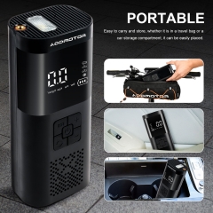 Rechargeable Electric Pump - Addmotor LCD Display, Reliable LED Light, Effortless Use, Fast Charging, Automatic Inflation Stop, Complete Tool Kit
