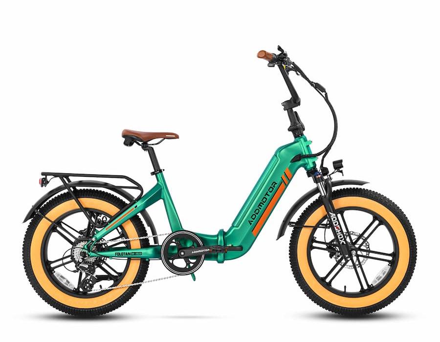 Folding Electric Bicycle FOLDTAN M-160 Olive Green