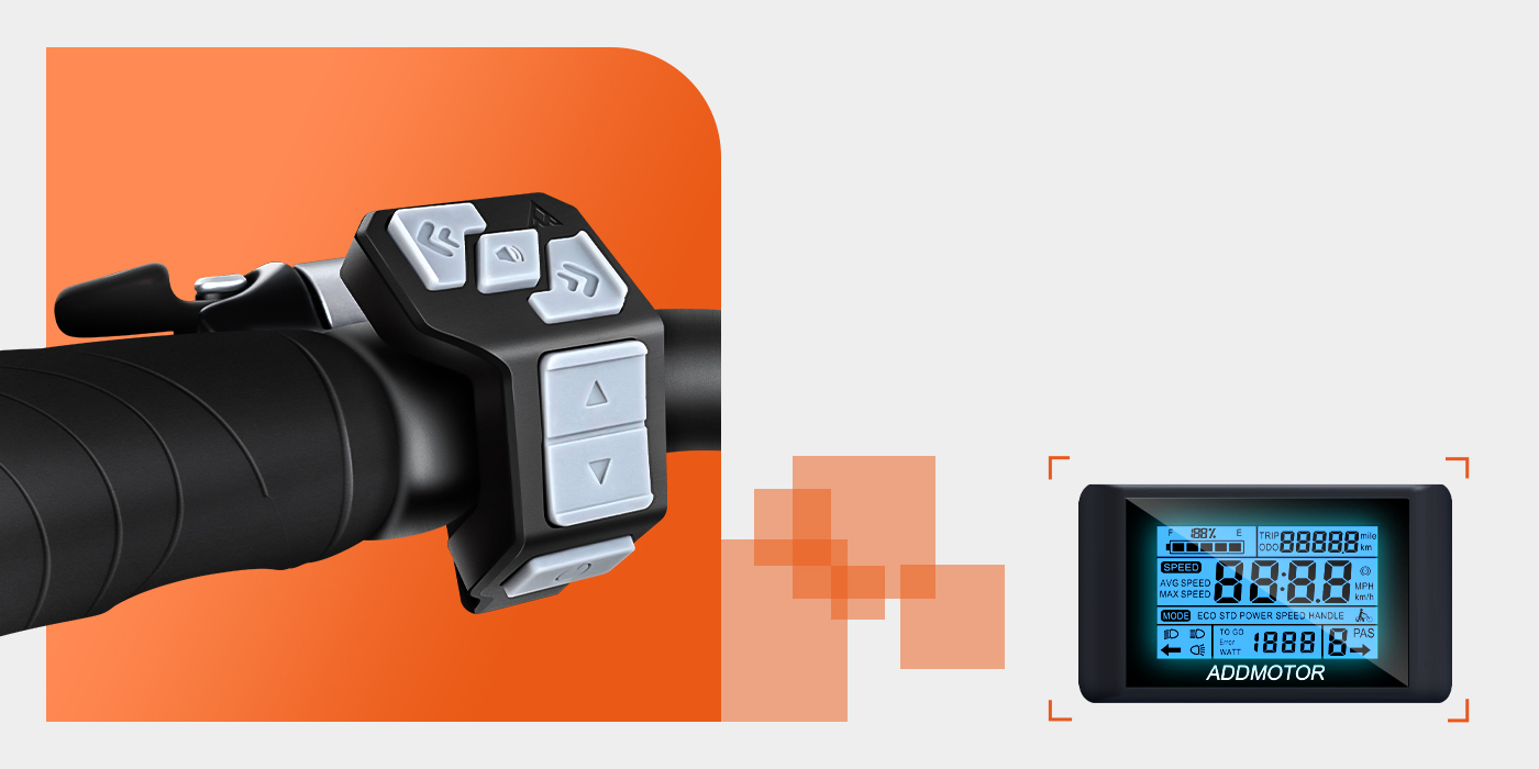 Step-thru Adult 750W Electric Bike With Intergrated Rear Rack