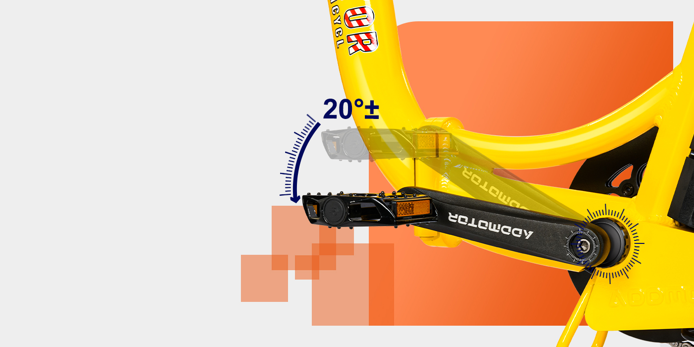 Mid-axis Torque Sensor of TRIKETAN M-330F Folding Etrike