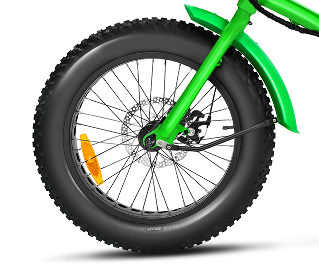 feature of 4-inch fat tire of arisetan II M-360 2024 etrike