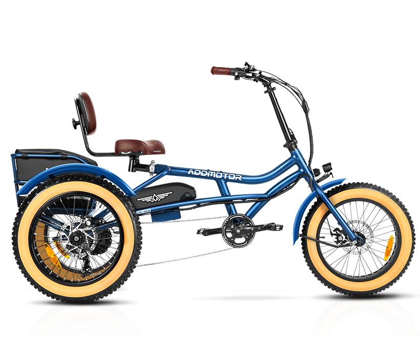 color display of neptune blue arisetan II M-360 2024 electric trike