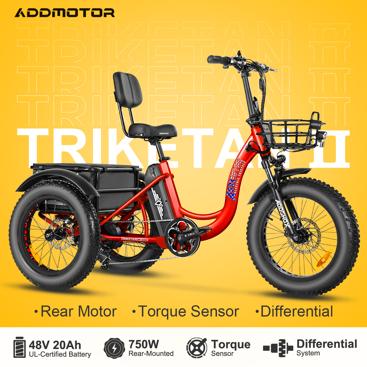 m-330 adults electric trike