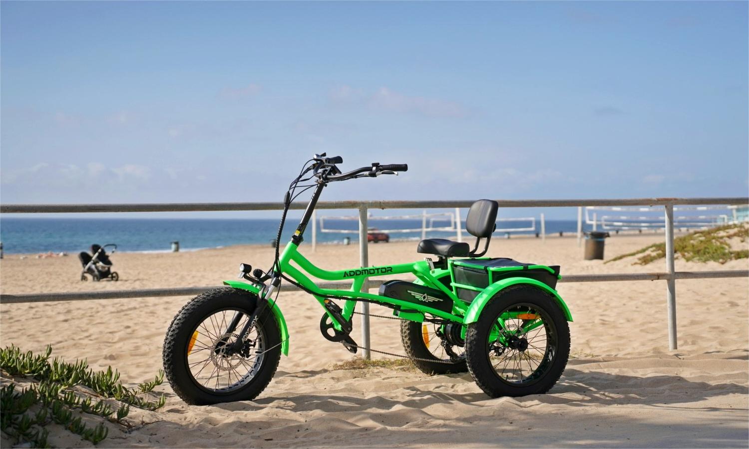 semi-recumbent electric trike