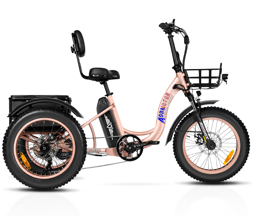 Triketan M-330 II etrike on display in rose gold color