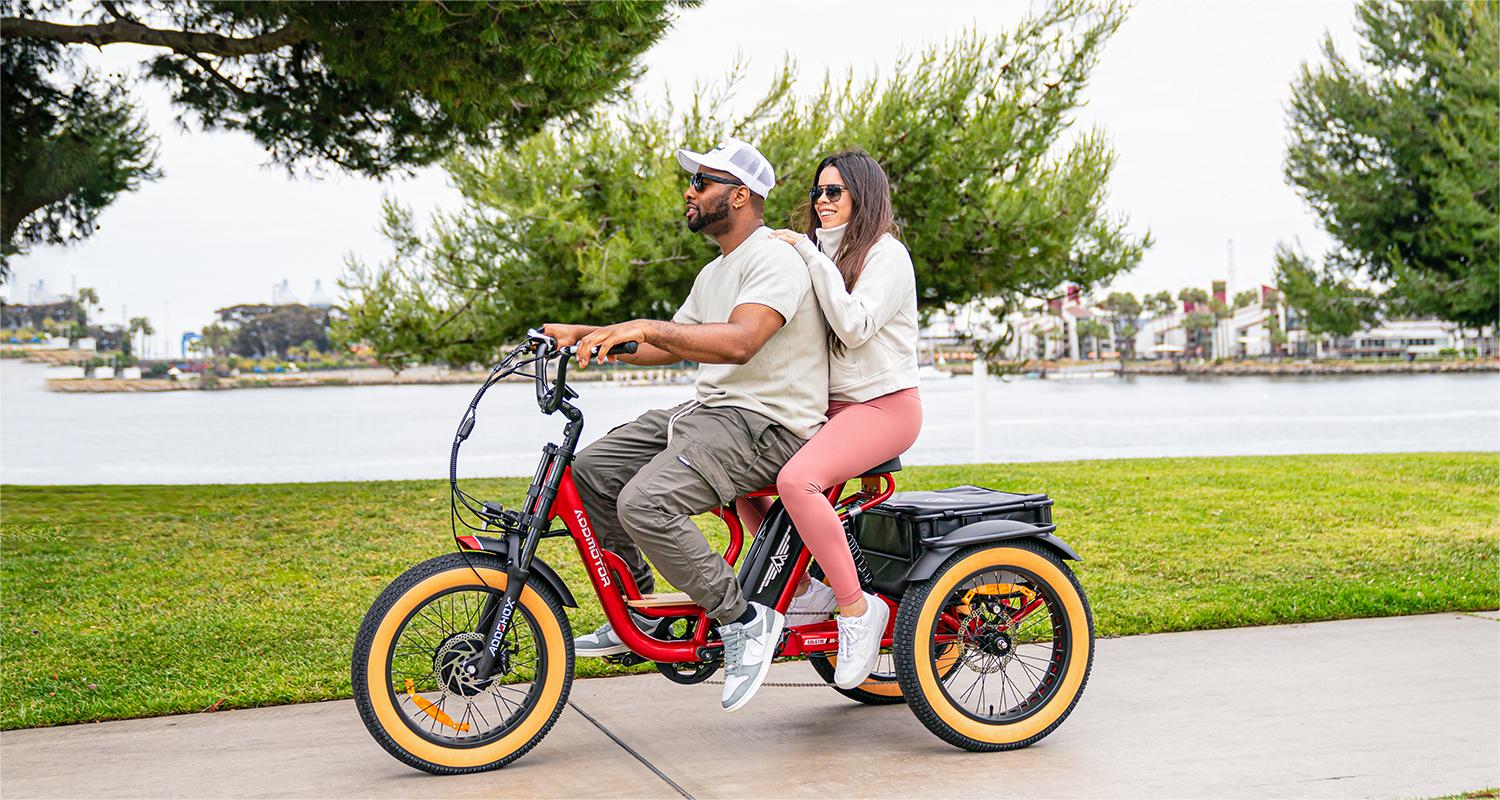 Soletri electric tricycle for 2 adults