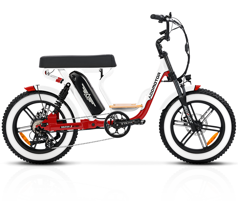 cruiser m66x electric bike for adults- pearl white